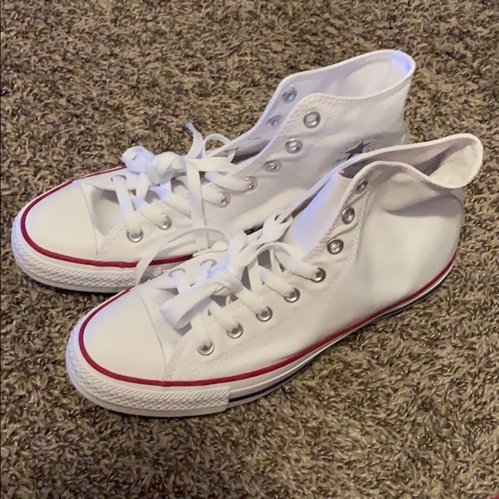 white high top converse